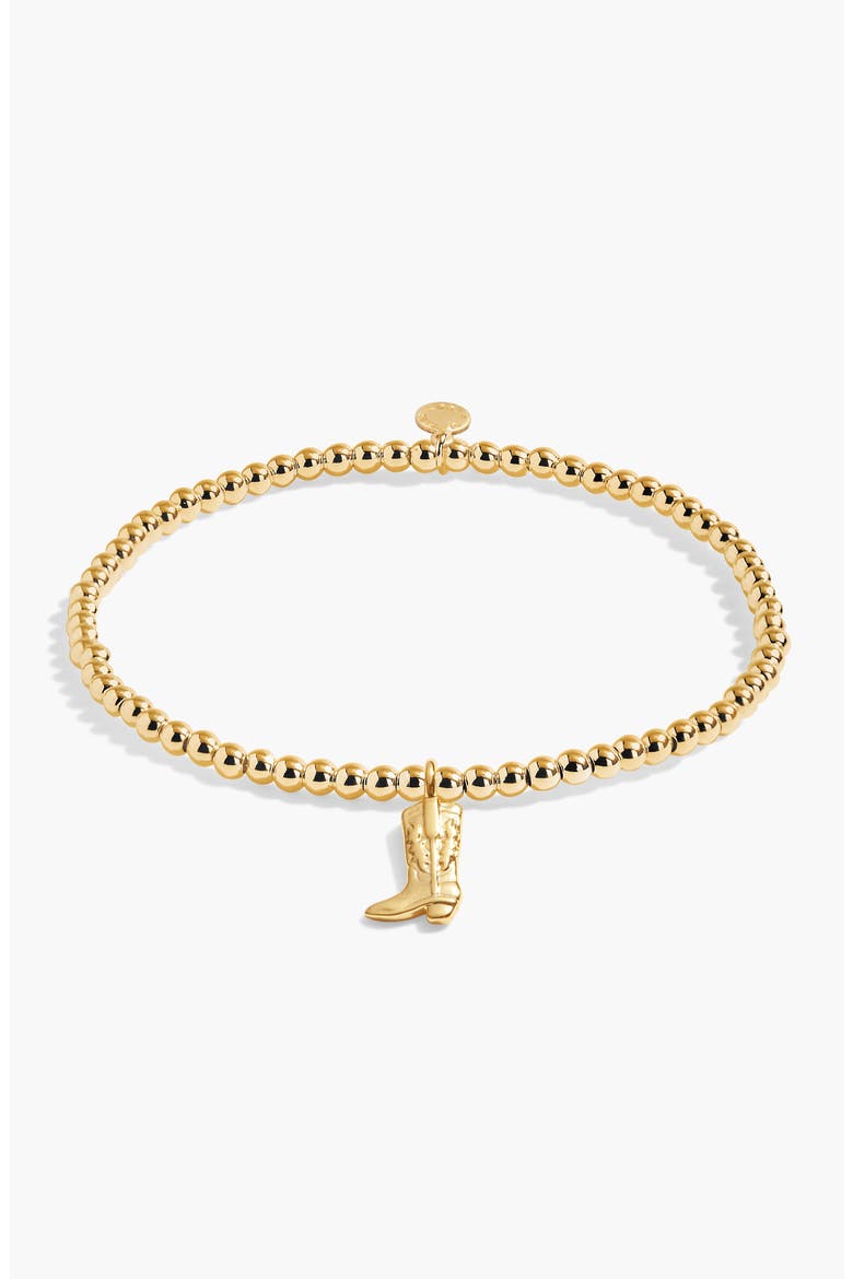 A Little 'Howdy Cowgirl' Bracelet In Gold-Tone Plating, Alternate, color, Metallic Gold