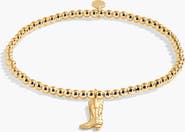 A Littles & Co A Little 'Howdy Cowgirl' Bracelet In Gold-Tone Plating