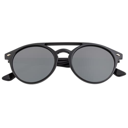 Simplify Unisex Ssu122 49 X 46mm Polarized Sunglasses In Black/black