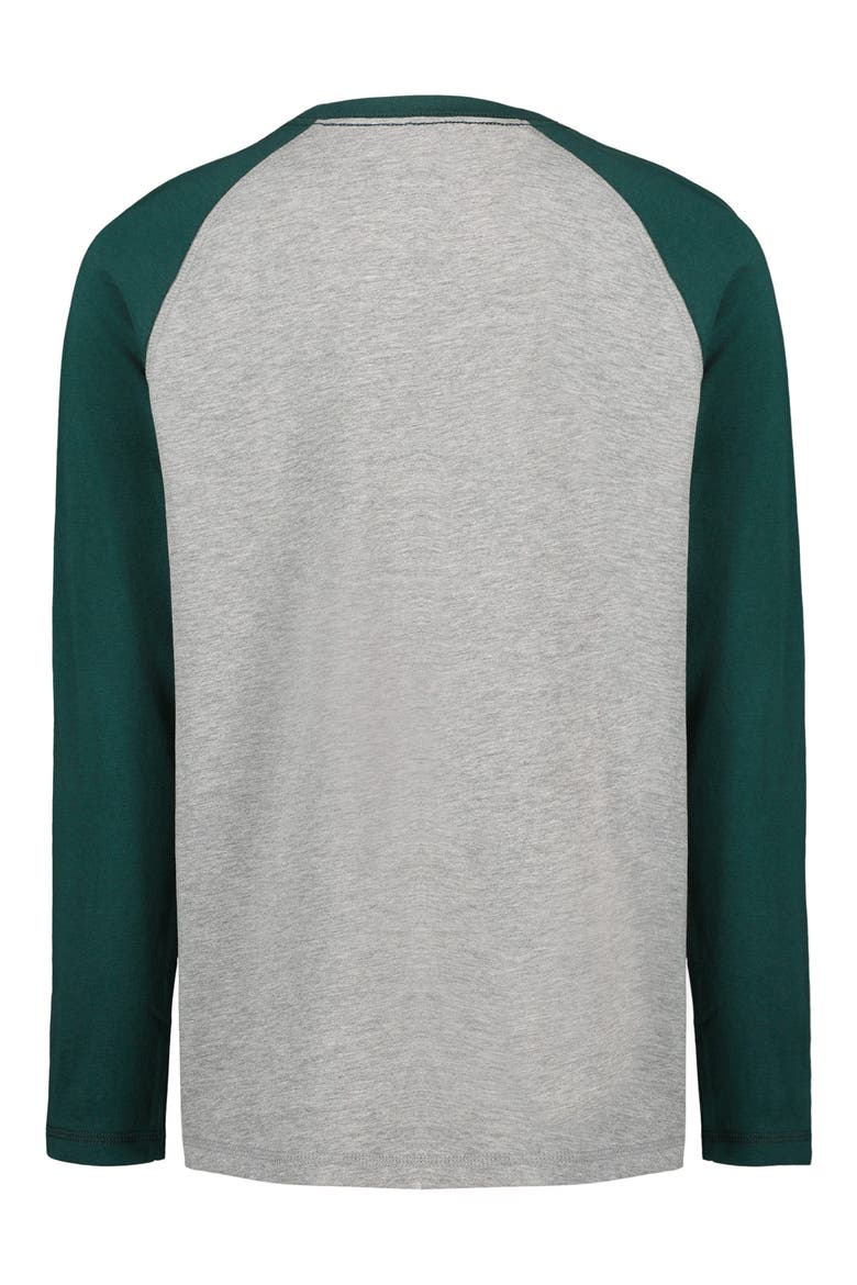 Kids' Raglan Long Sleeve T-Shirt, Alternate, color, GREY HTHR