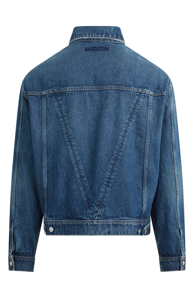 Hudson Jeans Denim Trucker Jacket, Alternate, color, 