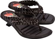 Melissa x Ganni Kitten Heel Flip Flop