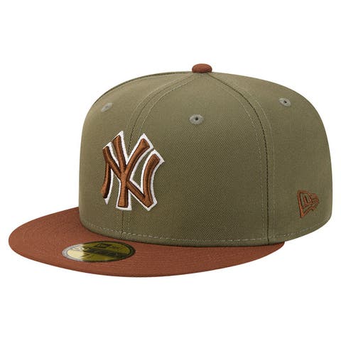 Men's New Era Olive/Brown New York Yankees Color Pack 59FIFTY Fitted Hat