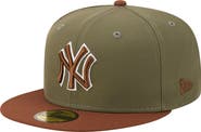 New Era Men's New Era Olive/Brown New York Yankees Color Pack 59FIFTY Fitted Hat