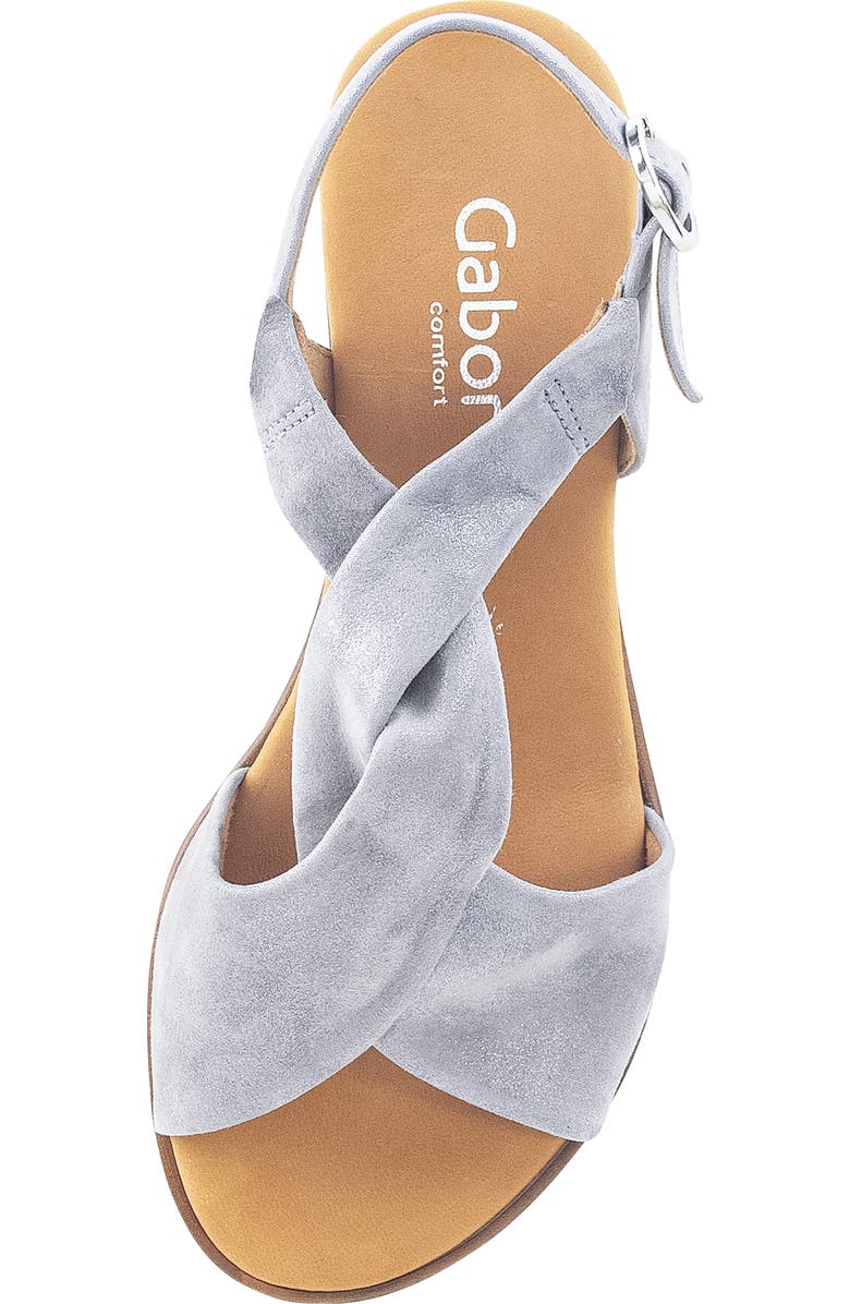 Gabor 42.751 Wedge Sandal, Alternate, color, Azur