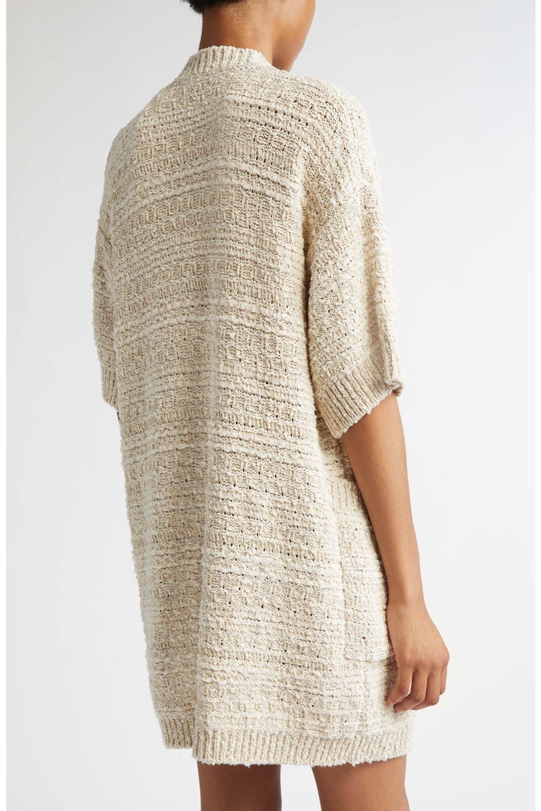 Zulma Metallic Bouclé Cardigan, Alternate, color, IVORY