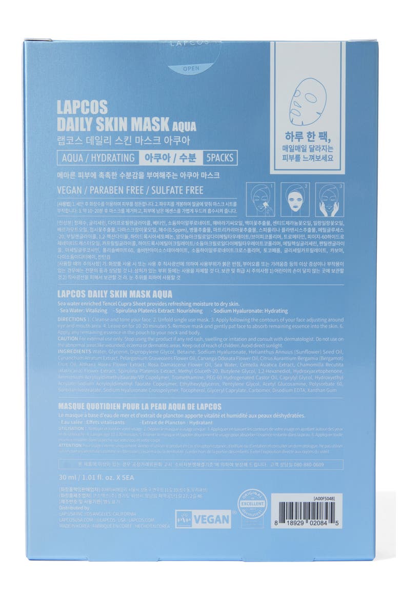 Aqua Hydrating Sheet Mask, Alternate, color, BLUE