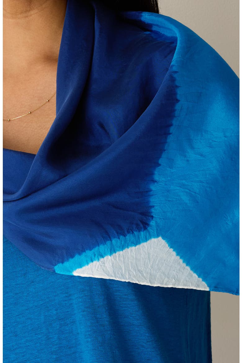 Silk Bandana, Alternate, color, DEEP DIVE