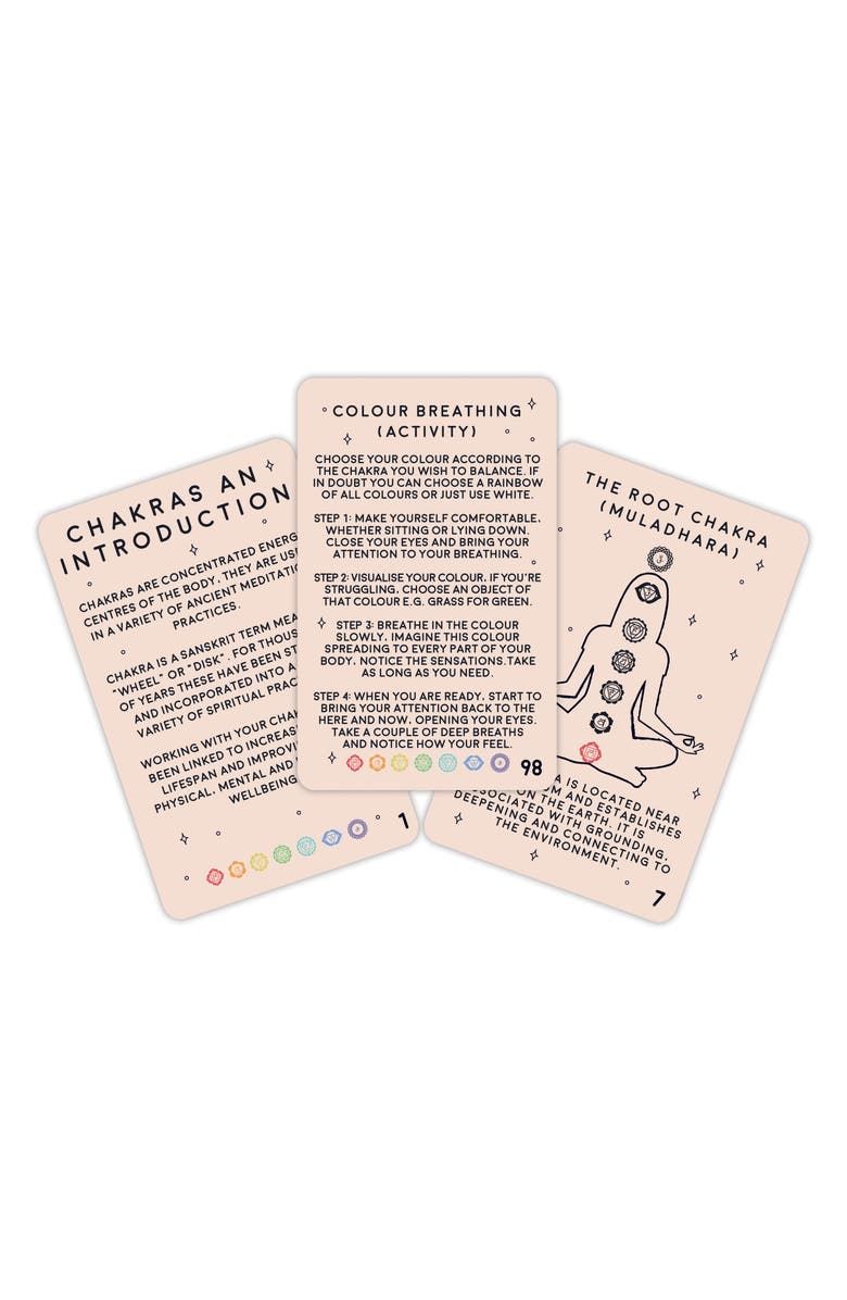 GIFT REPUBLIC Chakra Card Kit, Main, color,