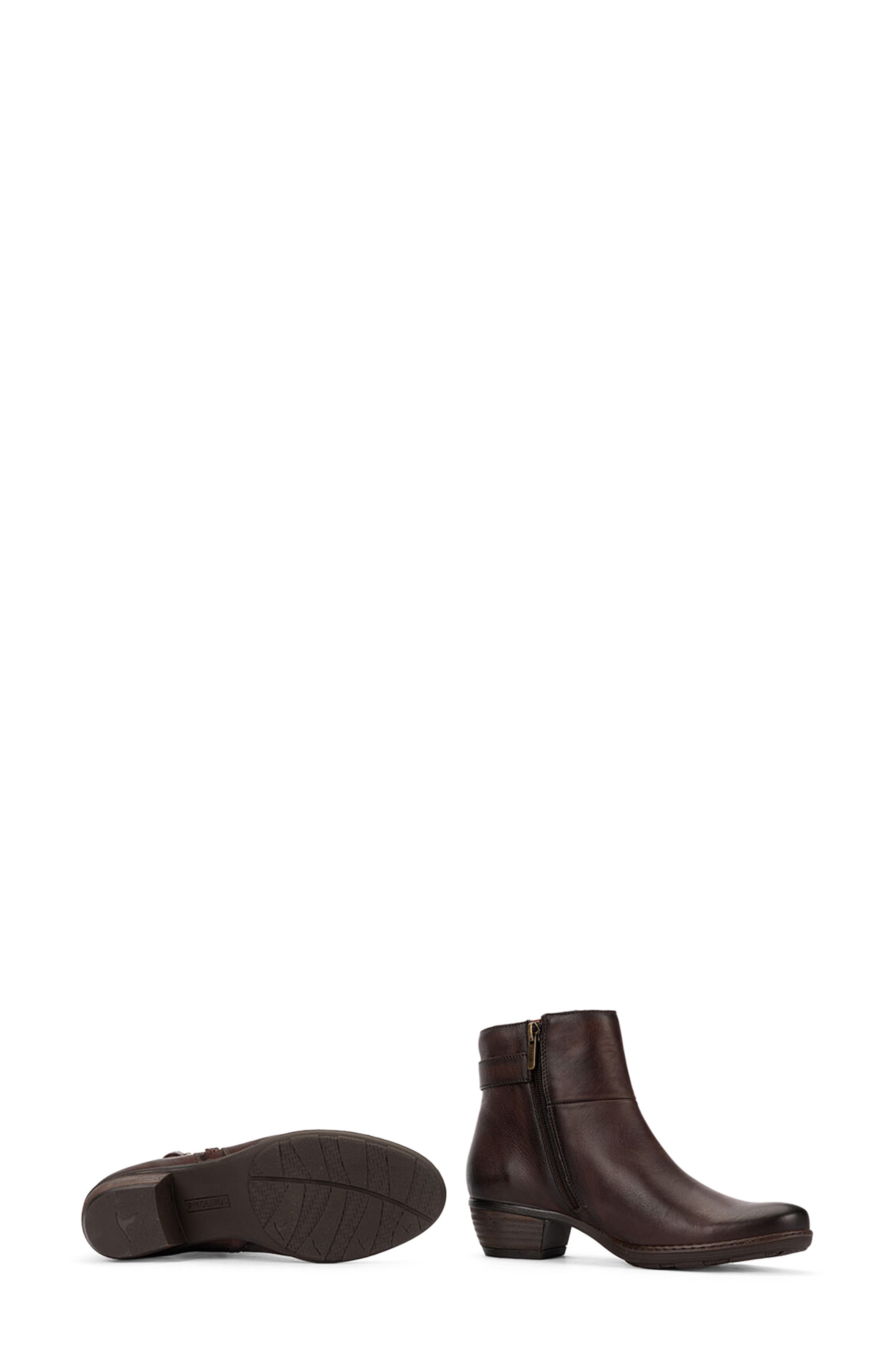 Utiel Leather Bootie, Alternate, color, CAOBA