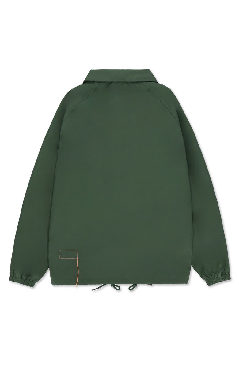 Fortela Coach Nylon Jacket, Alternate, color, Green