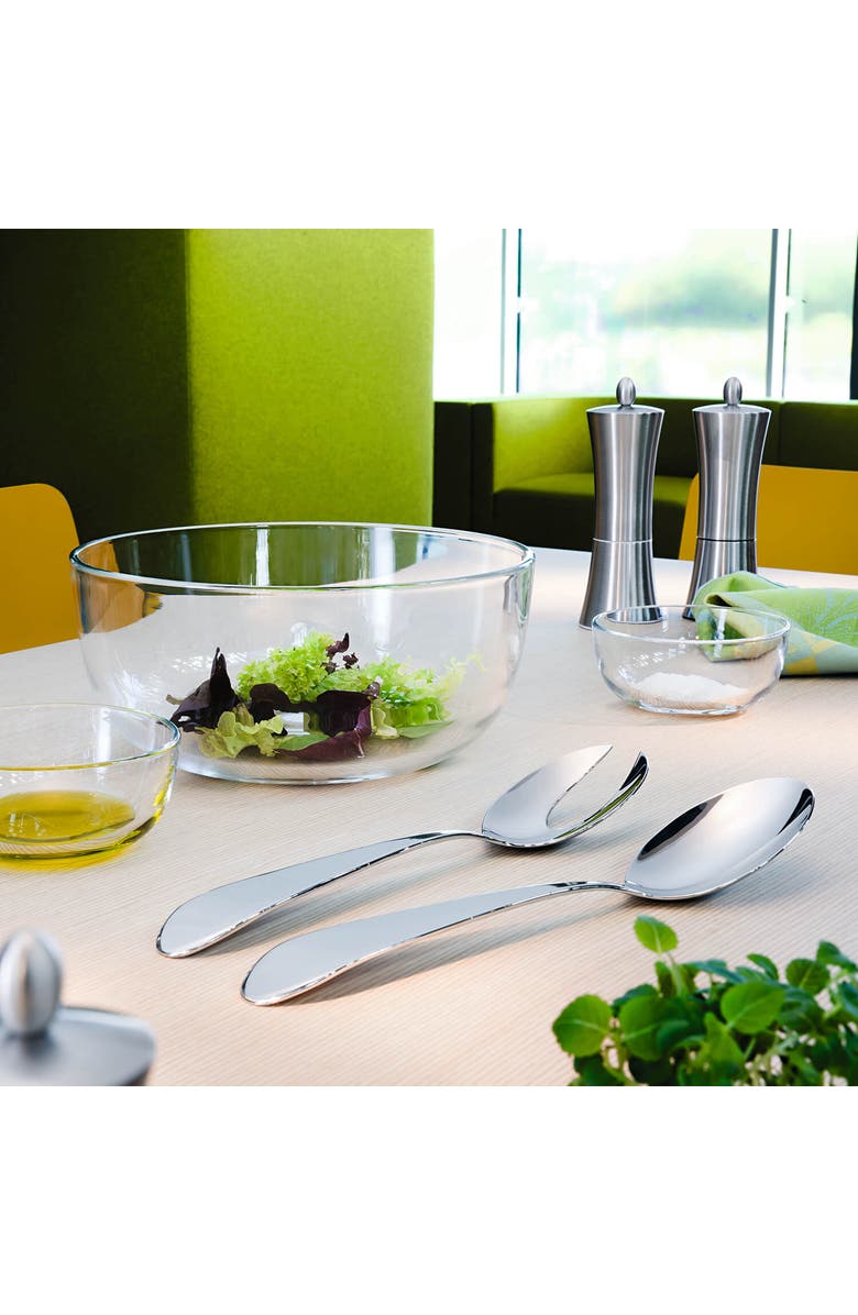 Villeroy & Boch Sereno XXL Salad Serving Set, Alternate, color, Silver/Platinum