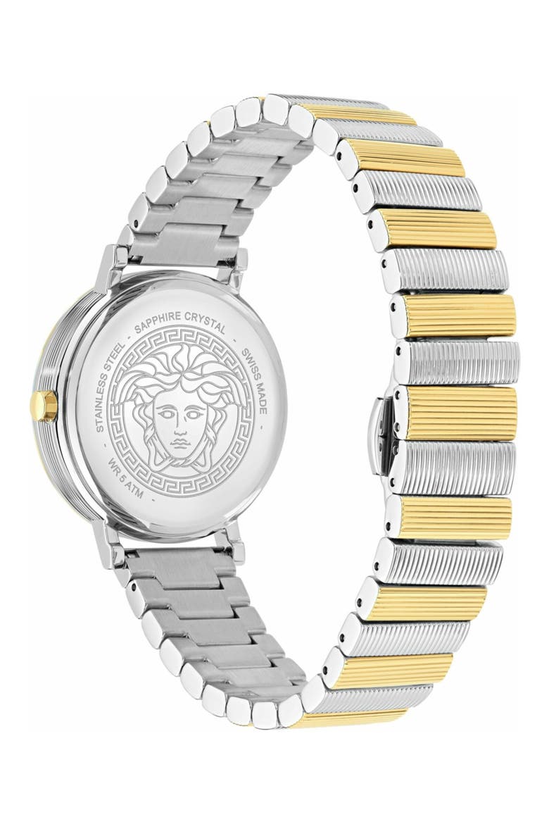 V-Libra Two-Tone Bracelet Watch, 35mm, Alternate, color, TWO TONE GREEN