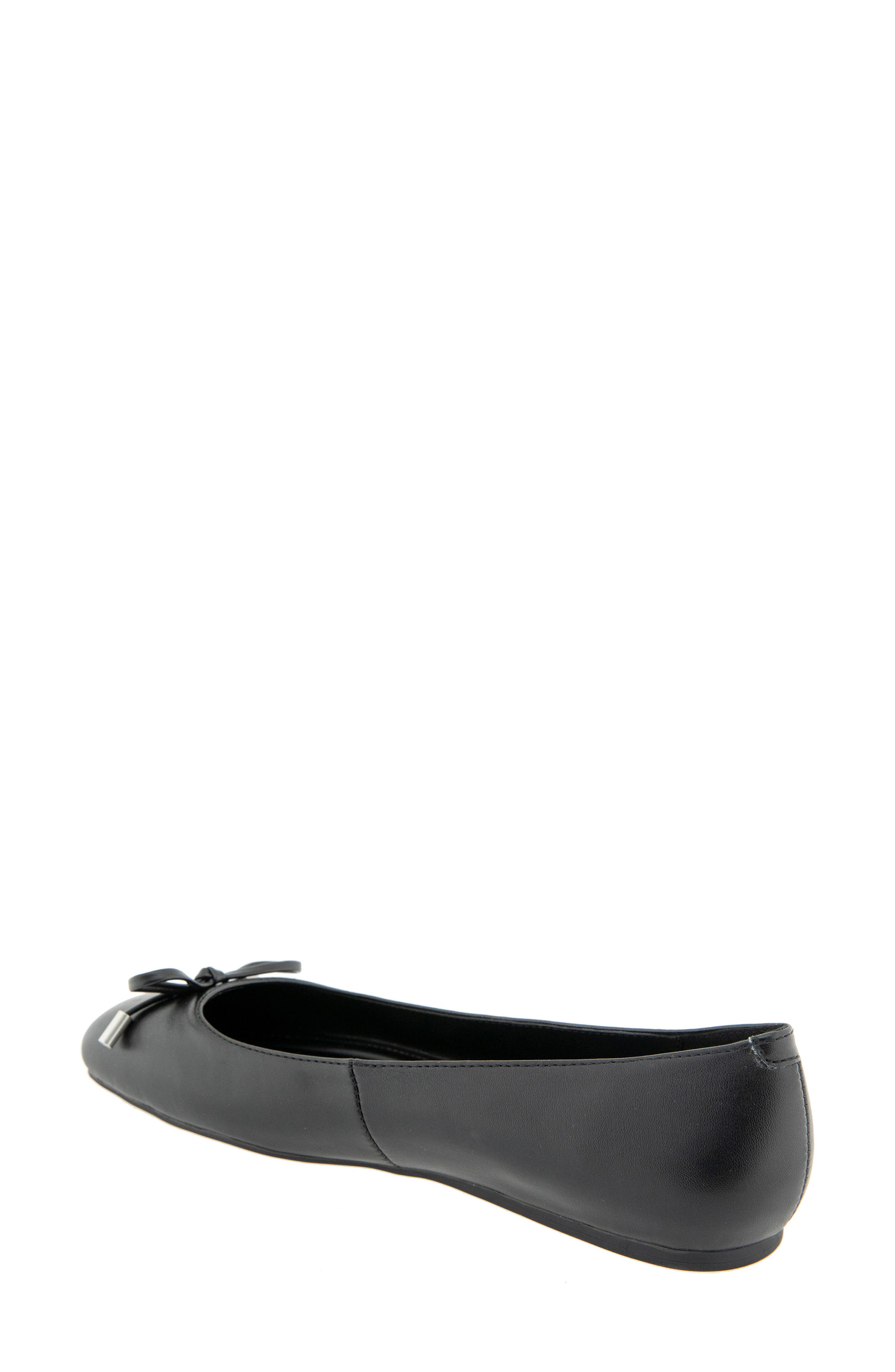 Hartly Bow Ballet Flat, Alternate, color, BLACK