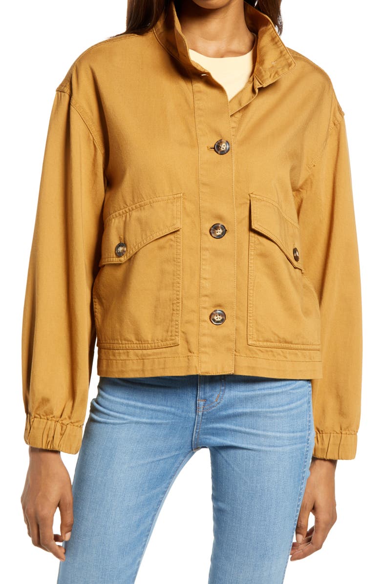 Madewell Bayview Balloon Sleeve Jacket, Alternate, color,