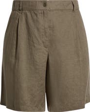 Eileen Fisher Organic Linen Walking Shorts