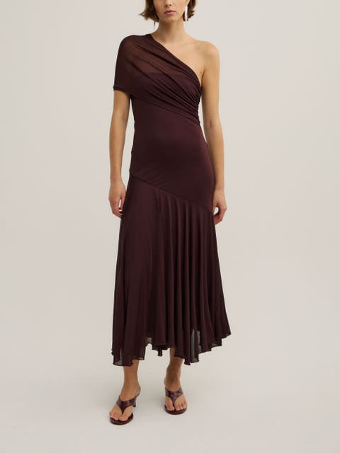 Wrapped Shoulder Dress