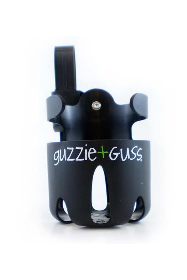 Universal Cup Holder - Convenient, Easy-to-Attach & Adjustable to Fit Most Strollers, Alternate, color, Black