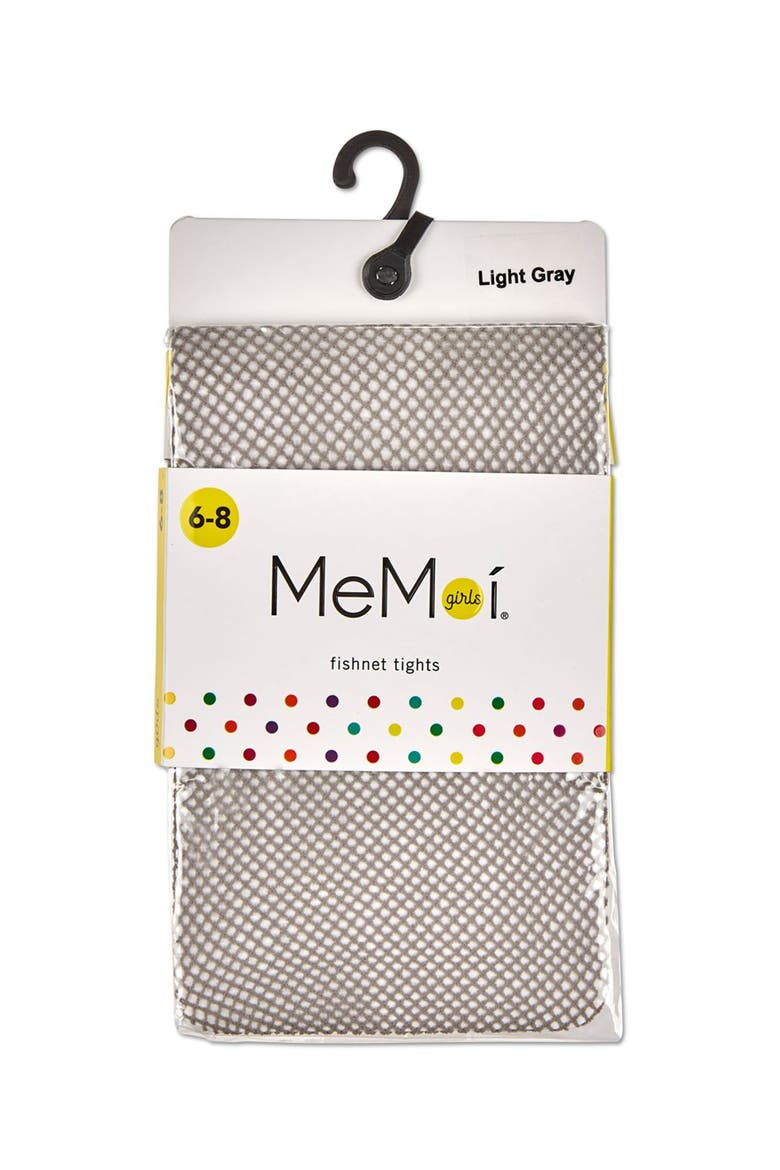 Kid's Mini-net Fishnet Tights, Alternate, color, Light Gray