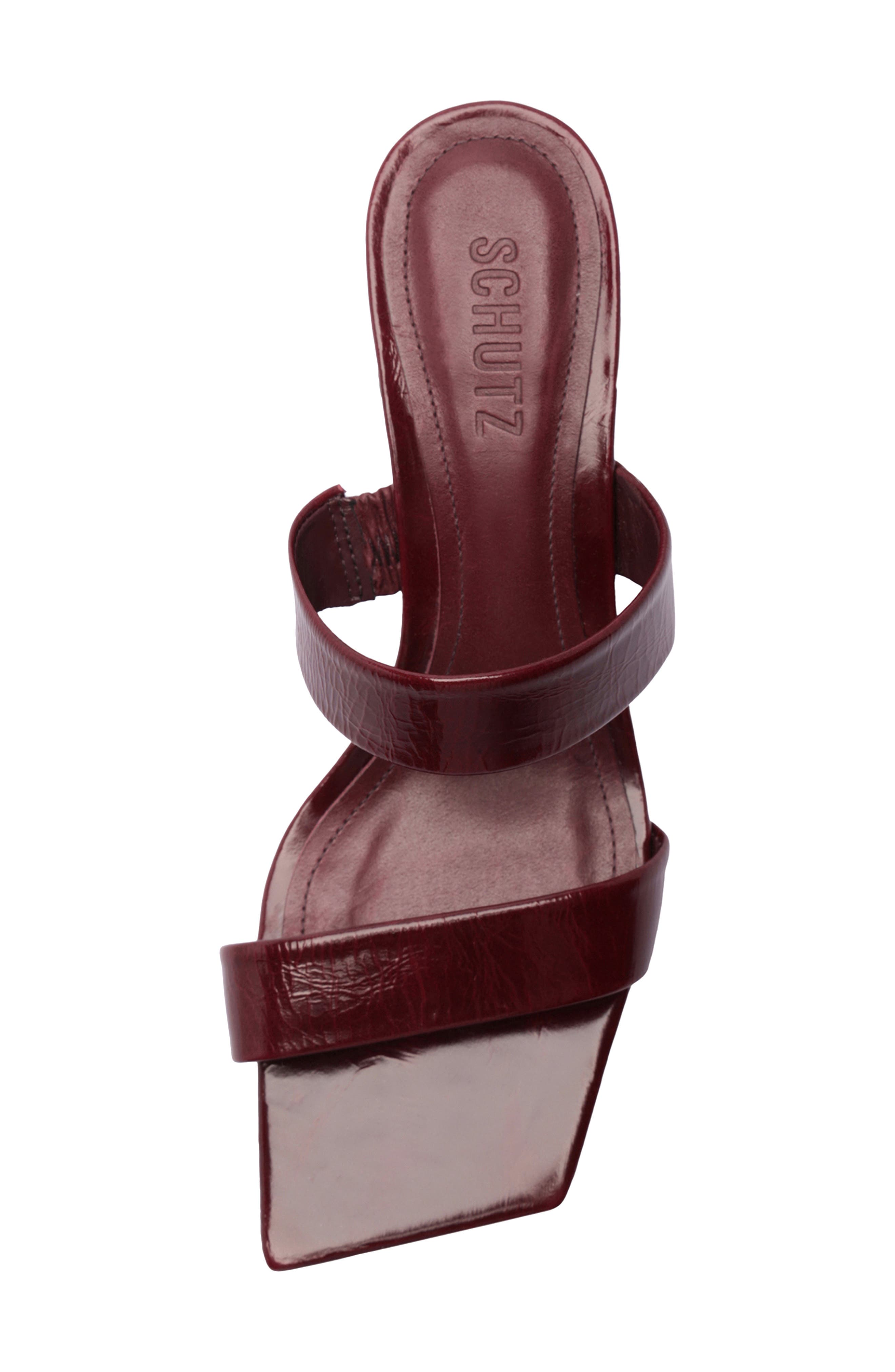 Chantal Mid Slide Sandal, Alternate, color, VINO