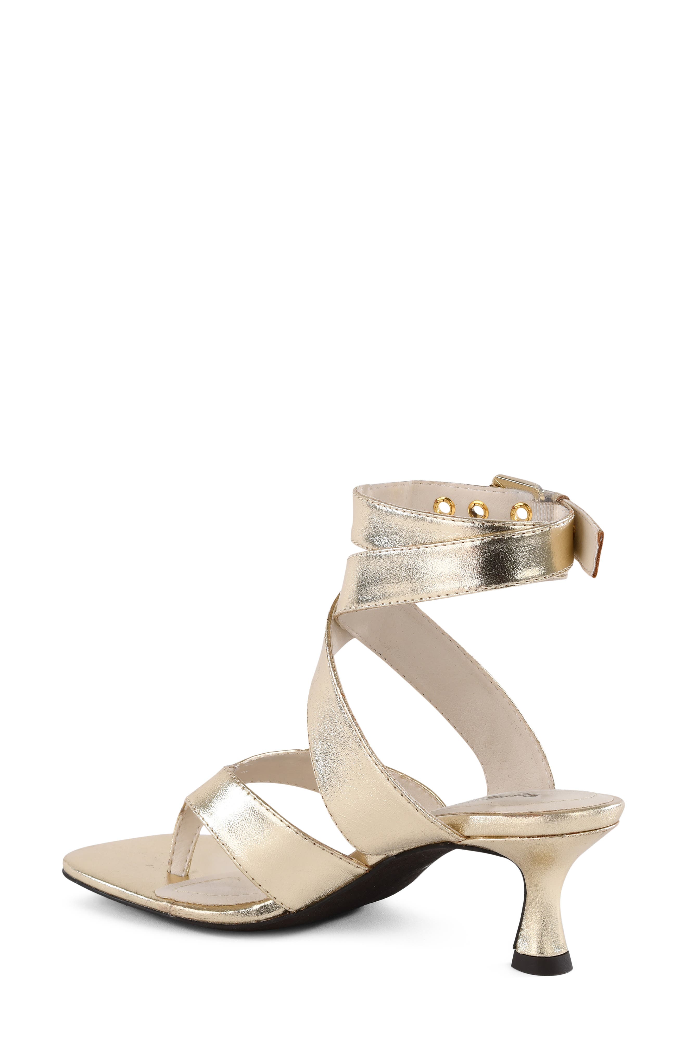 Seychelles Stroke of Luck Ankle Strap Sandal, Alternate, color, Gold