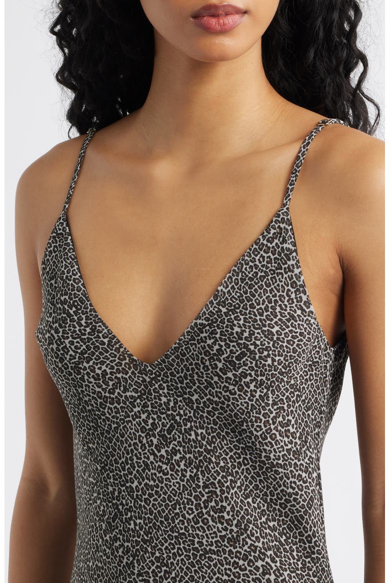 The Jordan Leopard Print Minidress, Alternate, color, CHEETAH