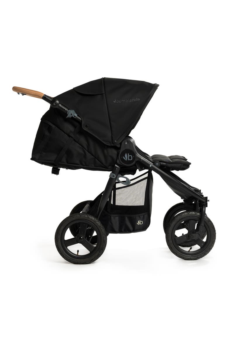 Indie Twin Double Stroller, Alternate, color, BLACK