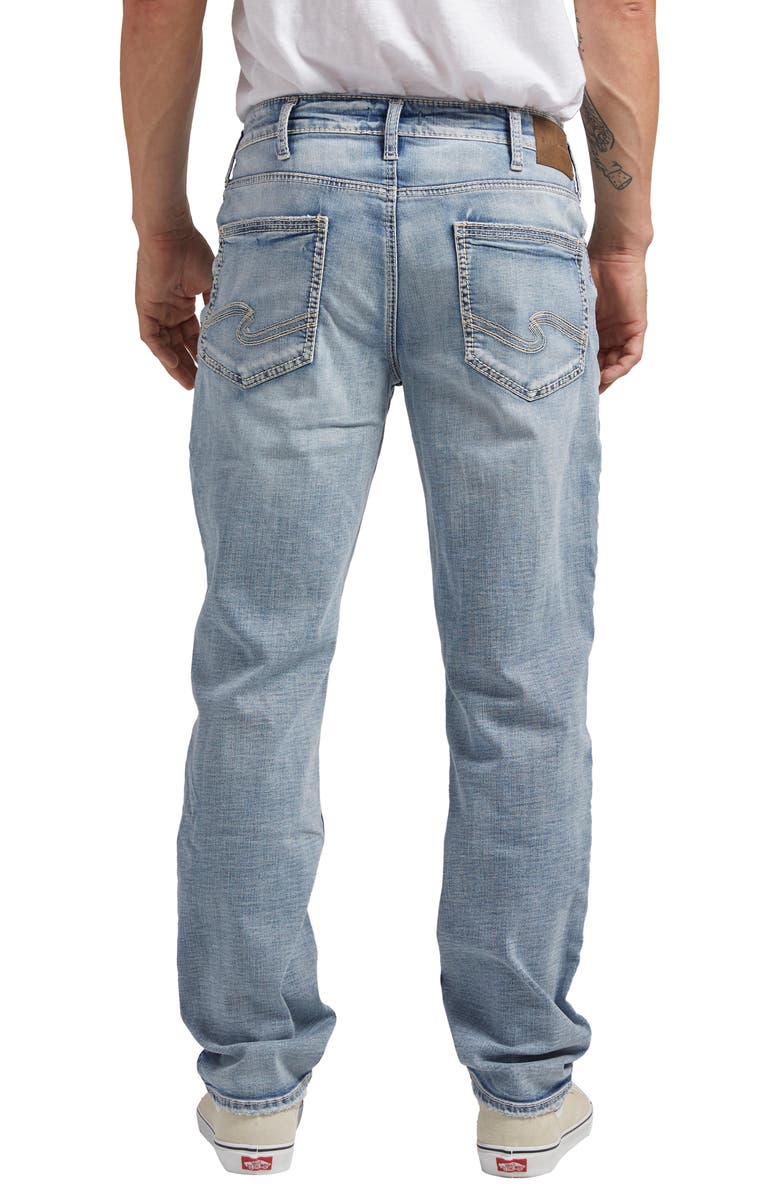 Silver Jeans Co. Eddie Athletic Fit Tapered Jeans, Alternate, color, Indigo