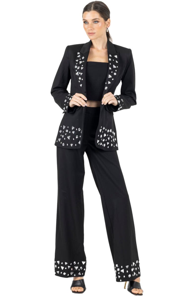 AKALIA Joslin White Stone Pant, Alternate, color, 