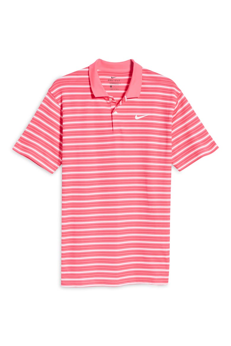 Dri-Fit Victory Polo Shirt, Alternate, color, HYPER PINK/ WATERMELON/ WHITE