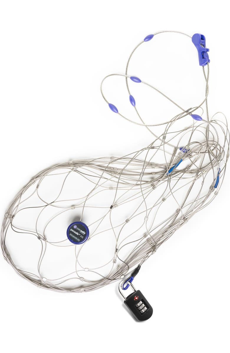 PACSAFE 85 Anti-Theft Backpack And Bag Protector, Main, color, Steel