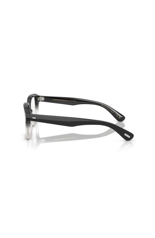 Oliver Peoples 51mm Rectangle Optical Glasses In Black