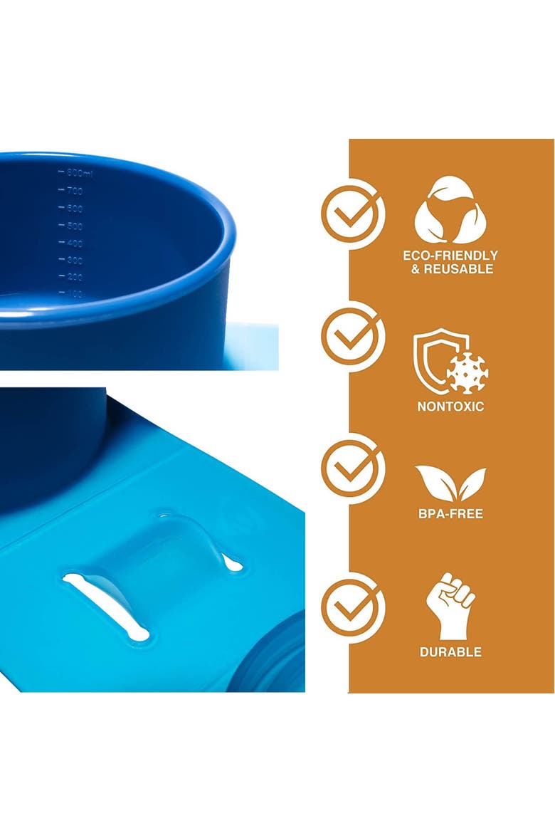 Silicone Go Go Bowls Set Of 4 10, 20, 30 Oz, Alternate, color, Blue