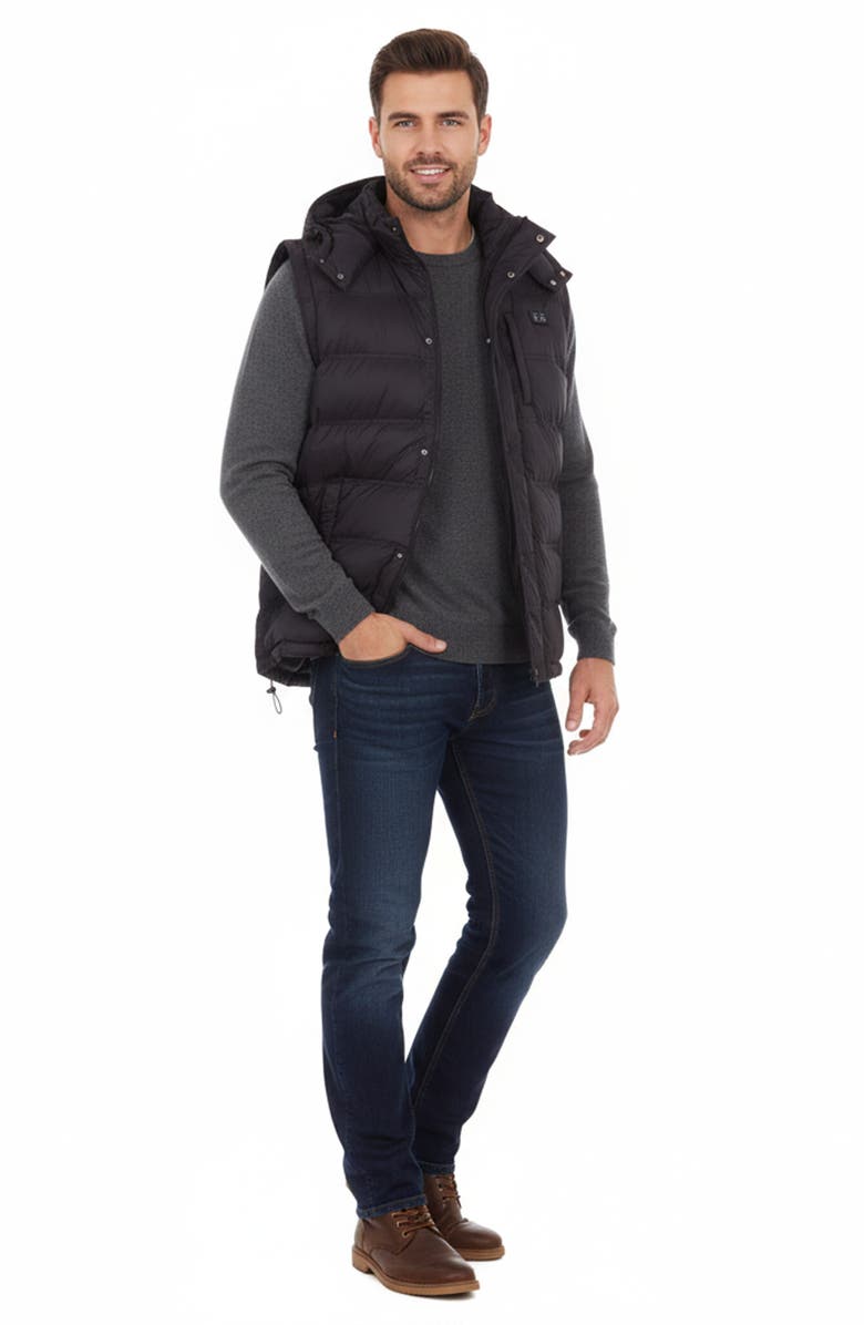 HELIOS THE HEATED COAT Helios 2-in-1 Heated Hybrid Coat with Power Bank, Alternate, color, Black