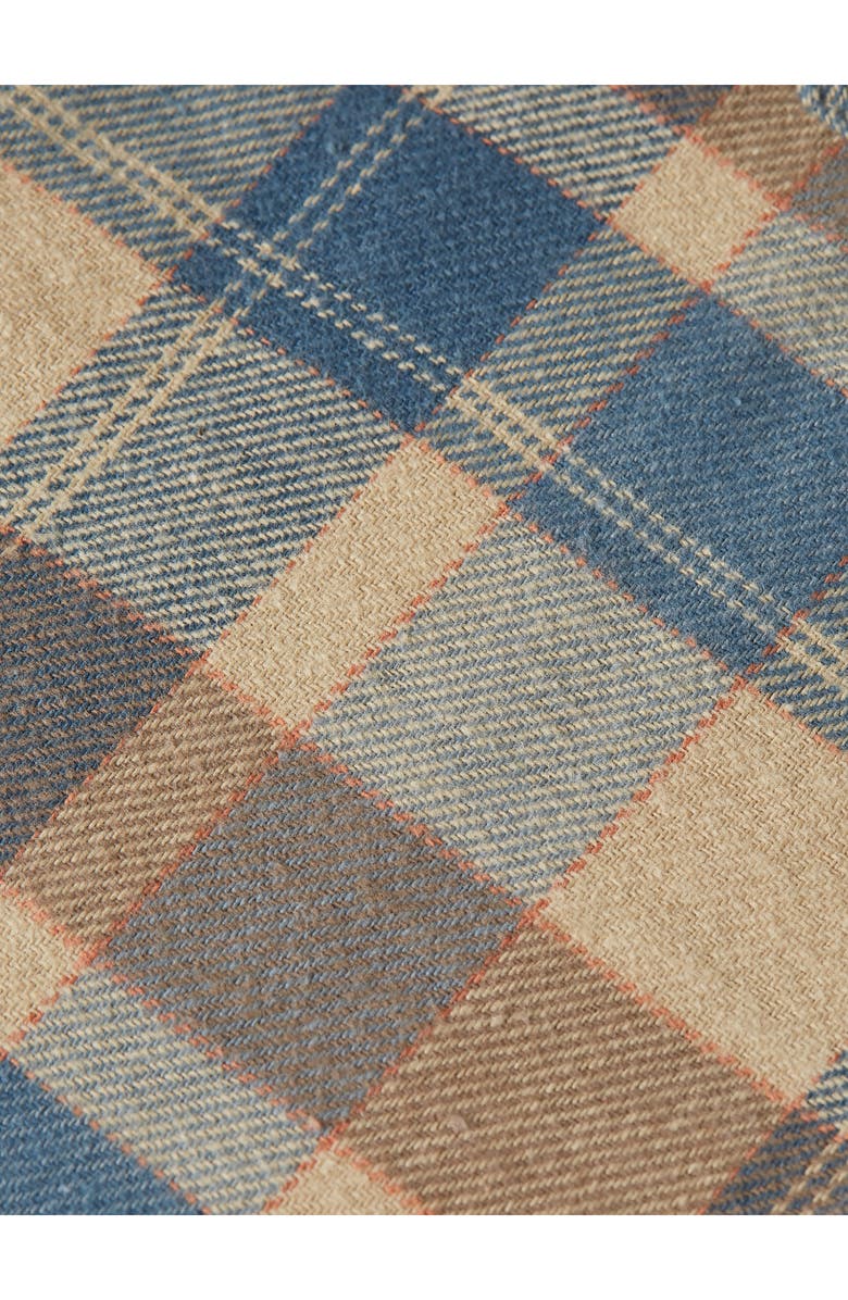 Hurley Plaid Flannel Button-Up Shirt, Alternate, color, Hazelnut