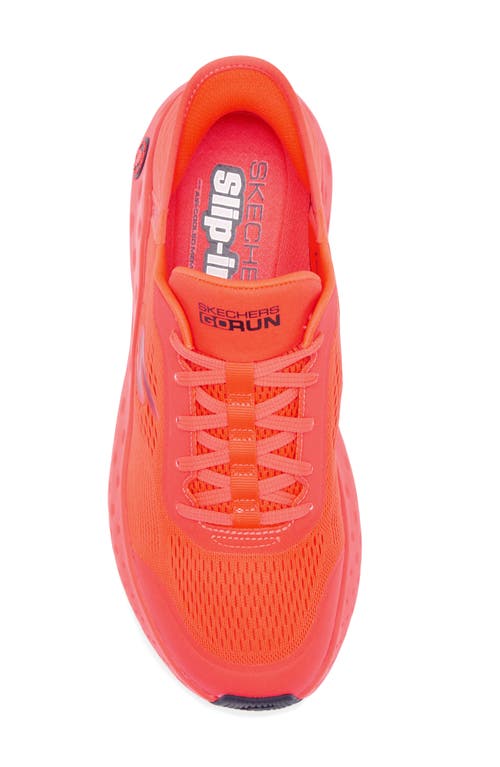 Skechers Max Cushion Slip-ins Sneaker In Coral