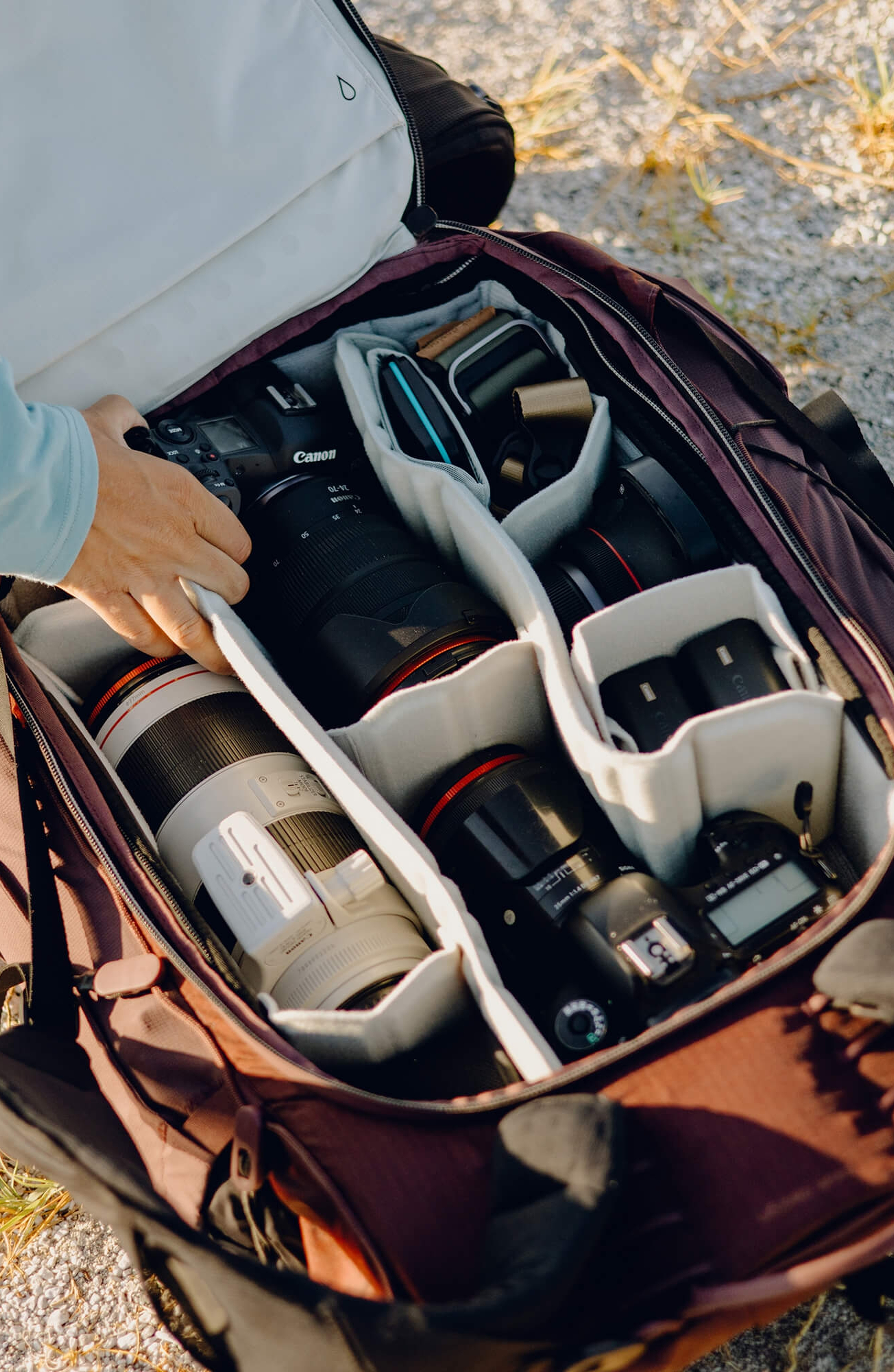 Outdoor Lightweight Modular Backpack, Alternate, color, Kelp