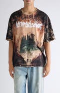 Acne Studios Eresa Cave Distressed Graphic T-Shirt