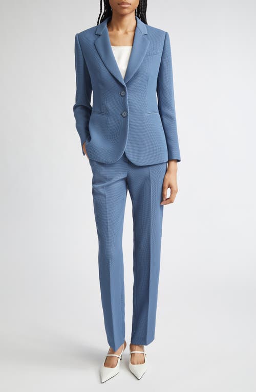 Emporio Armani One-button Blazer In Blue