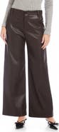 FIFTEEN TWENTY Lara Faux Leather Wide Leg Pants