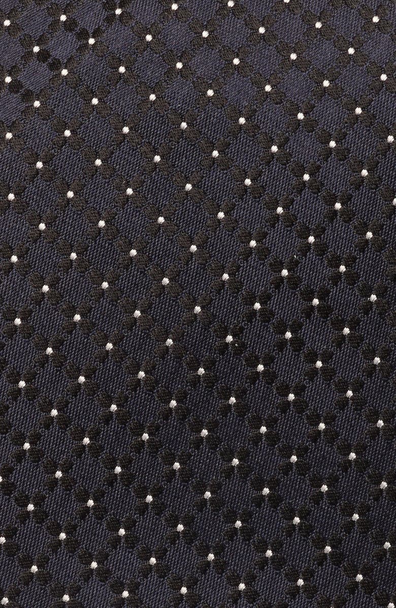 ZEGNA TIES Floral Silk Tie, Alternate, color, Nvy Fan