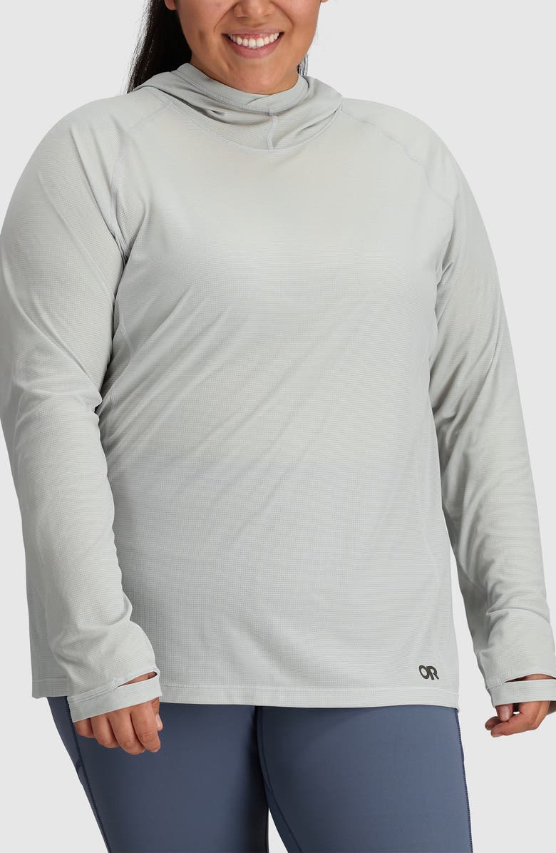 Outdoor Research Echo Raglan Sleeve Hoodie, Main, color, Pebble
