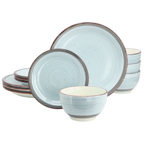 Holcomb 12 Piece Ceramic Dinnerware Set