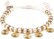Deepa Gurnani Aviva Beaded Charm Bracelet