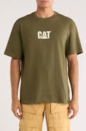 CAT WWR Washed Logo Heavyweight T-Shirt