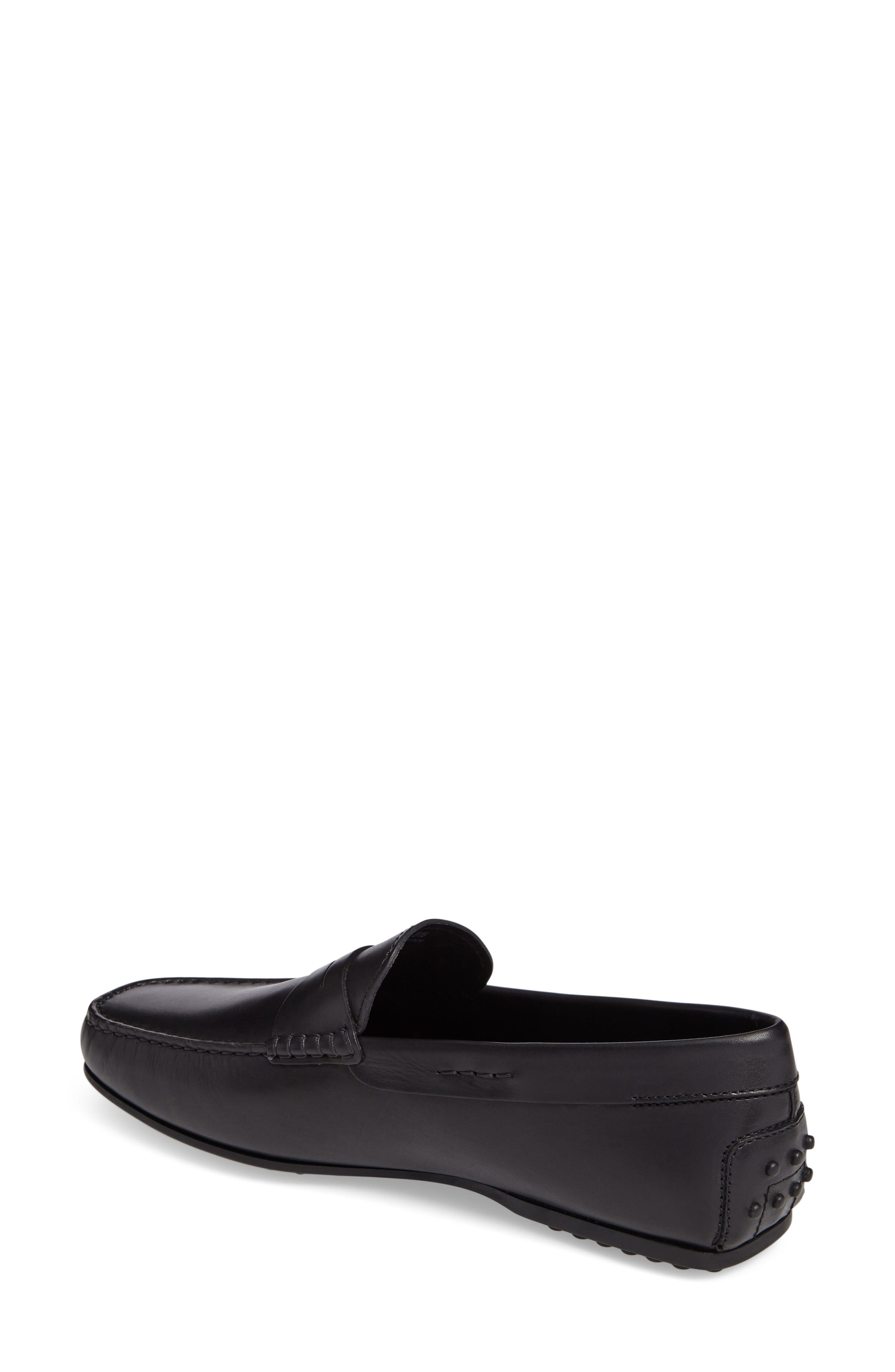 City Penny Driving Shoe, Alternate, color, BLACK LEATHER