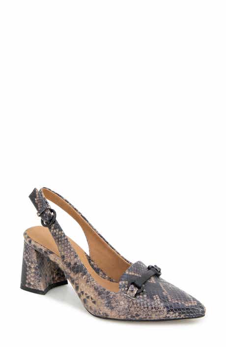 Gentle Souls Dionne Block Heel Slingback Pump