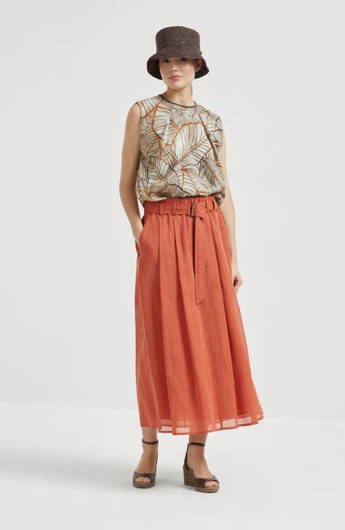 Brunello Cucinelli Full Skirt With Monili