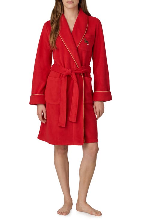 Shawl Collar Short Robe