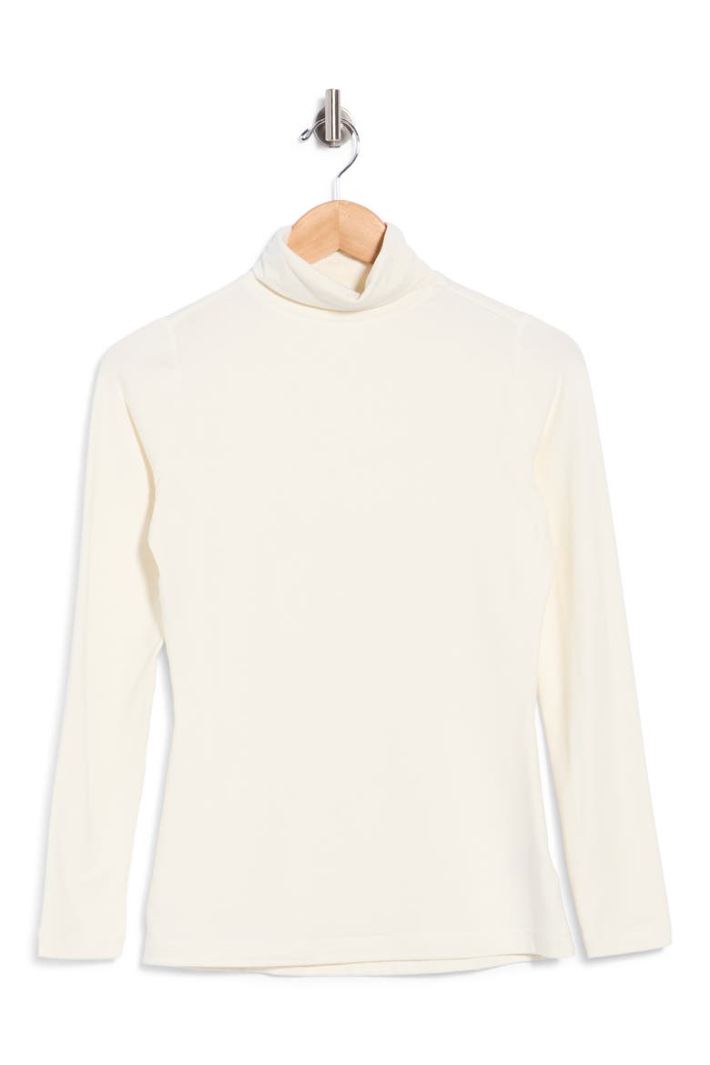 Long Sleeve Turtleneck Base Layer Top, Alternate, color, IVORY